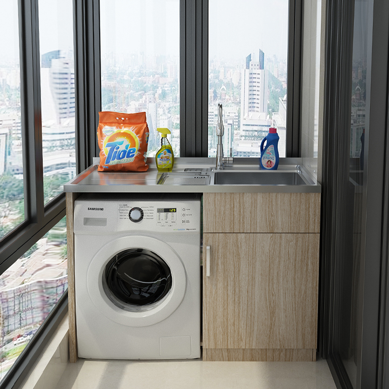 A3-單地柜不銹鋼陽臺(tái)洗衣柜
